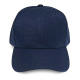 Baseball Cap with Velcro, Regular Quality #NAVY BLUE, 1 DZ