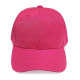Baseball Cap with Velcro, Regular Quality #PINK, 1 DZ