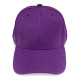 Baseball Cap with Velcro, Regular Quality #PURPLE, 1 DZ