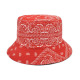 Trendy Bucket Hat for Women Men, Sun Visors Fisherman Caps, Red