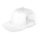 One Color Plain Mesh Snapback Hat, Premium Classic Trucker Caps, White, 1 DZ