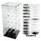 Earring Jewelries 2 Side Turntable Stack Display (Empty)