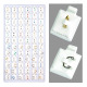 Lip & Eye Piercing, Mix, Assorted Multiple Designs, Refill Tray, 72 PC