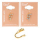 Gold & Rhodium Mix, Assorted Multiple Cuff Earring Jewelries #02, 1 Pair