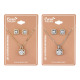 Premium Jewelry, Cubic Zirconia Earrings & Necklace #07, 1 SET