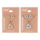 Premium Jewelry, Cubic Zirconia Earrings & Necklace #18, 1 SET