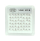 Sterling Silver, Nose Stud Piercing Body Jewelry, #3(Silver), Refill, 48 Set