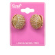 Cubic Zirconia Jewelry, shell-shaped Earrings Jewelries #37, 1 Pair