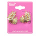 Cubic Zirconia Jewelry, Leaf Design Earrings Jewelries #39, 1 Pair