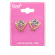 Cubic Zirconia Premium Earrings Jewelries #46 Design, 1 PAIR