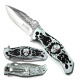 Max Force Folding Pocket knives, Maxforce Knife, #F004, skull design