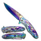 Max Force Folding Pocket knives, Maxforce Knife, rainbow mermaid knife