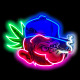 LED Design Print Cartoon Neon Sign for Business, #MONKEY 2