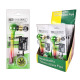 Glass Hand Pipe with Screen and Grinder #2, 12 PC