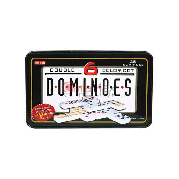 Double 6 Color Dot Dominoes Game, Mexican Train 28 Dominos Double 6 Color Dot Dominoes Game, Mexican Train 28 Dominos