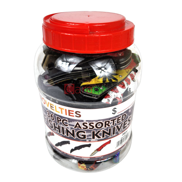 ※NAO様※feiyu pocket 備品セット Assorted Folding Pocket Fishing knives, Maxforce Knife, Jar, 36 Set