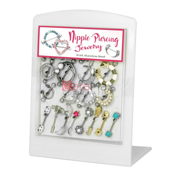 Nipple Ring Piercing Stud Nipplerings Barbell Bar Hoop Rings
