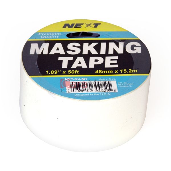 NEXT, Wide Paper Masking Tape for painted walls glass vinyl wood carpet, 1  Set