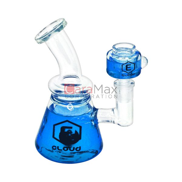 5 inch Handmade Thick Full Color Glass Water Bubbler Smoking Bowl