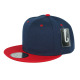 plain snapback hats wholesale, Navy & Red