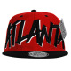 Embroidered Snapback Hat, State Patch Cap, #02 ATLANTA, 12 Set