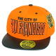 PVC Embroidered Snapback, 3D Silicone Patch Cap, #29 SAN FRANCISCO, 12 Set
