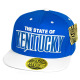 PVC Embroidered Snapback, 3D Silicone Patch Cap, #57 KENTUCKY, 12 Set