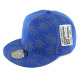 Weed Pattern Design Snapback Caps, Weed Designed  Snap Back Hats, #Blue, 12 Set