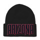 3D Embroidered Skull Cap, Embroidery Patch Beanies, #33 ARIZONA, 12 Set