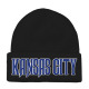 3D Embroidered Skull Cap, Embroidery Patch Beanies, #61 KANSAS CITY, 12 Set