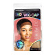 Natural Thin Stocking Wig Cap HD DELUXE Wig Caps 2pc in a Pack, Dark Brown, 1 DZ (12 Packs)