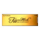 6D Faux Mink Lashes, Gold Natural Soft 6D False Eyelashes, 10 Set