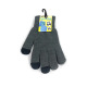 Winter Warm Stretchy Gloves for Women and Men, Gray