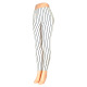White & Black Simple Stripe Fashion Leggings