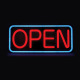 LED OPEN Neon Sign for Business, Electronic Lighted Board, OPEN (21.2 x 10 inch)