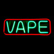 LED VAPE Neon Sign for Business, Electronic Lighted Board, VAPE (24 x 8.7 inch)