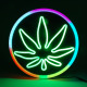 LED VAPE Circle Neon Sign for Business, Electronic Lighted Board, VAPE (16 inch)
