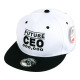 Custom Embroidered Snapback Caps, Customization Local Design Patch Hats, #LD9 Future CEO, 12 Set
