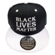 Custom Embroidered Snapback Caps, Customization Local Design Patch Hats, #OD1 Black Lives Matter, 12 Set