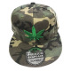 Custom Embroidered Snapback Caps, Customization Weed Design Patch Hats, #WD1, 12 Set