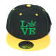 Custom Embroidered Snapback Caps, Customization Weed Design Patch Hats, #WD10, 12 Set