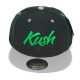 Custom Embroidered Snapback Caps, Customization Weed Design Patch Hats, #WD11, 12 Set