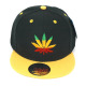 Custom Embroidered Snapback Caps, Customization Weed Design Patch Hats, #WD2, 12 Set