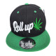 Custom Embroidered Snapback Caps, Customization Weed Design Patch Hats, #WD20, 12 Set