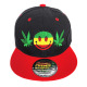 Custom Embroidered Snapback Caps, Customization Weed Design Patch Hats, #WD21, 12 Set