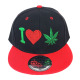 Custom Embroidered Snapback Caps, Customization Weed Design Patch Hats, #WD25, 12 Set