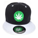 Embroidered Custom Snapback Caps, Customization Weed Design Patch Hats, #WD26, 12 pc Set, 1 dz