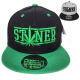Custom Embroidered Snapback Caps, Customization Weed Design Patch Hats, #WD32, 12 Set
