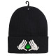 Custom Embroidered Skull Cap, Embroidery Patch Customization Beanies, #WD22, 12 Set