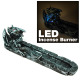 LED Clay Incense Burner for Stick, Cool Design Skull, Dragon Aromatherapy LED Burner #N014, 1 Set (3 x 11 inch)